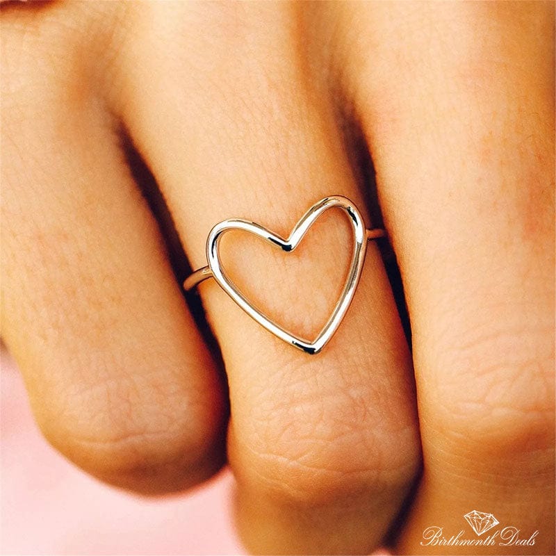 Dainty Heart Ring - Birthmonth Deals