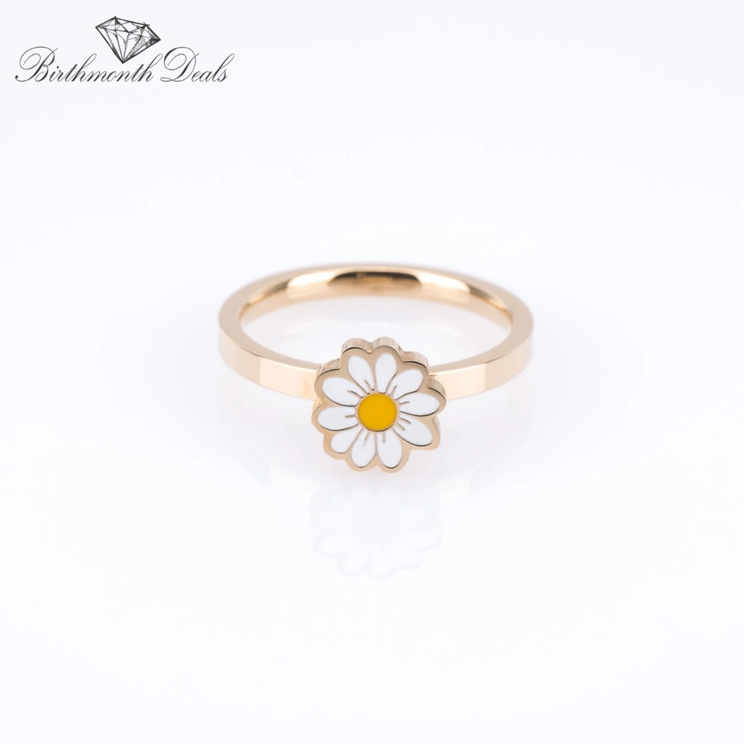 Daisy Anxiety Fidget Ring - Birthmonth Deals