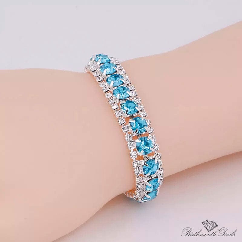 December Zircon Birthstone Bracelet - Birthmonth Deals