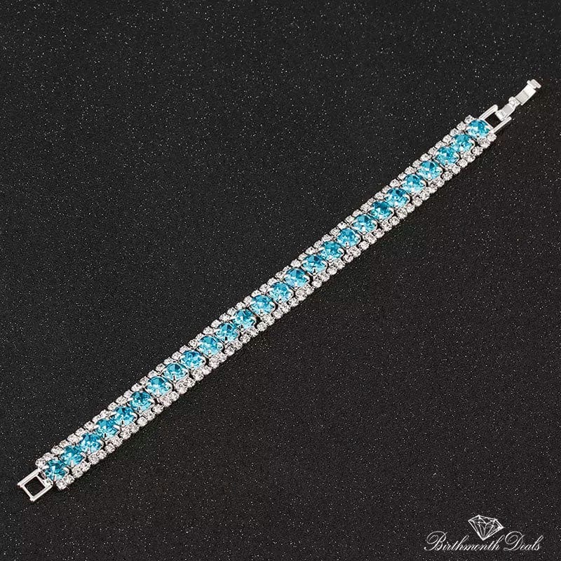 December Zircon Birthstone Bracelet - Birthmonth Deals