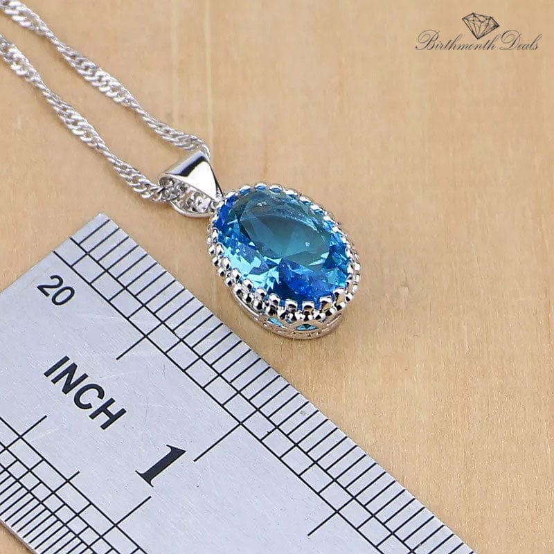 December Zircon Birthstone Jewelry Set - Birthmonth Deals