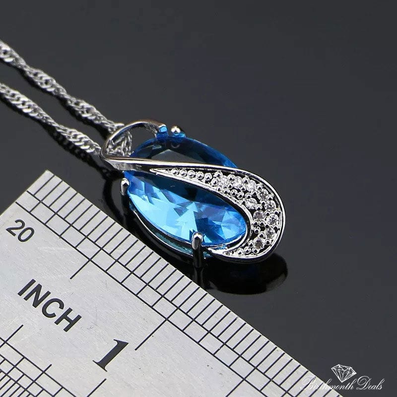 December Zircon Birthstone Jewelry Set - Birthmonth Deals