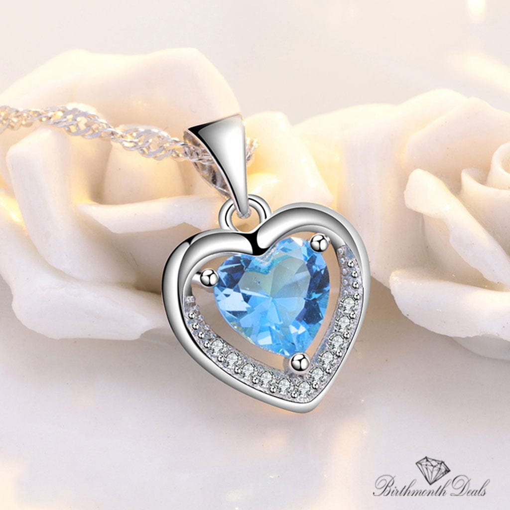 December Zircon Birthstone Necklace - Birthmonth Deals