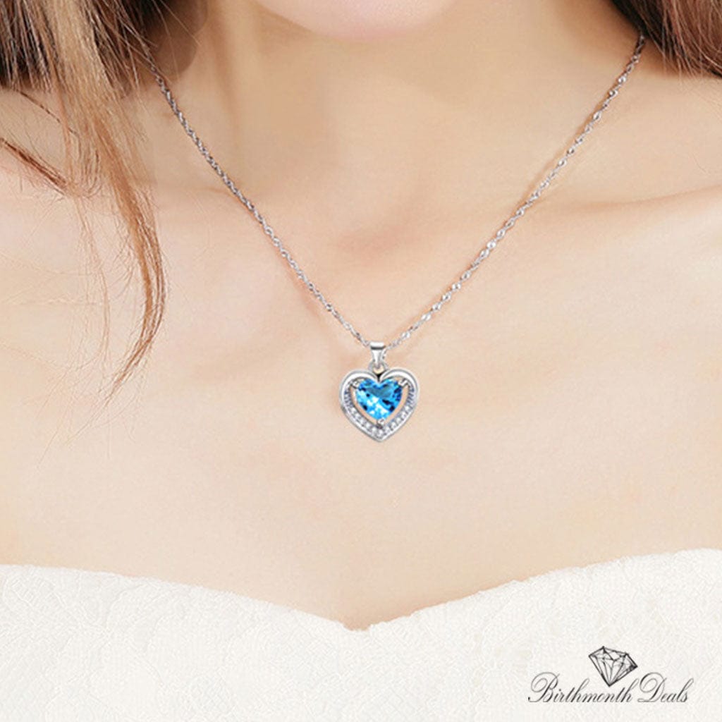 December Zircon Birthstone Necklace - Birthmonth Deals