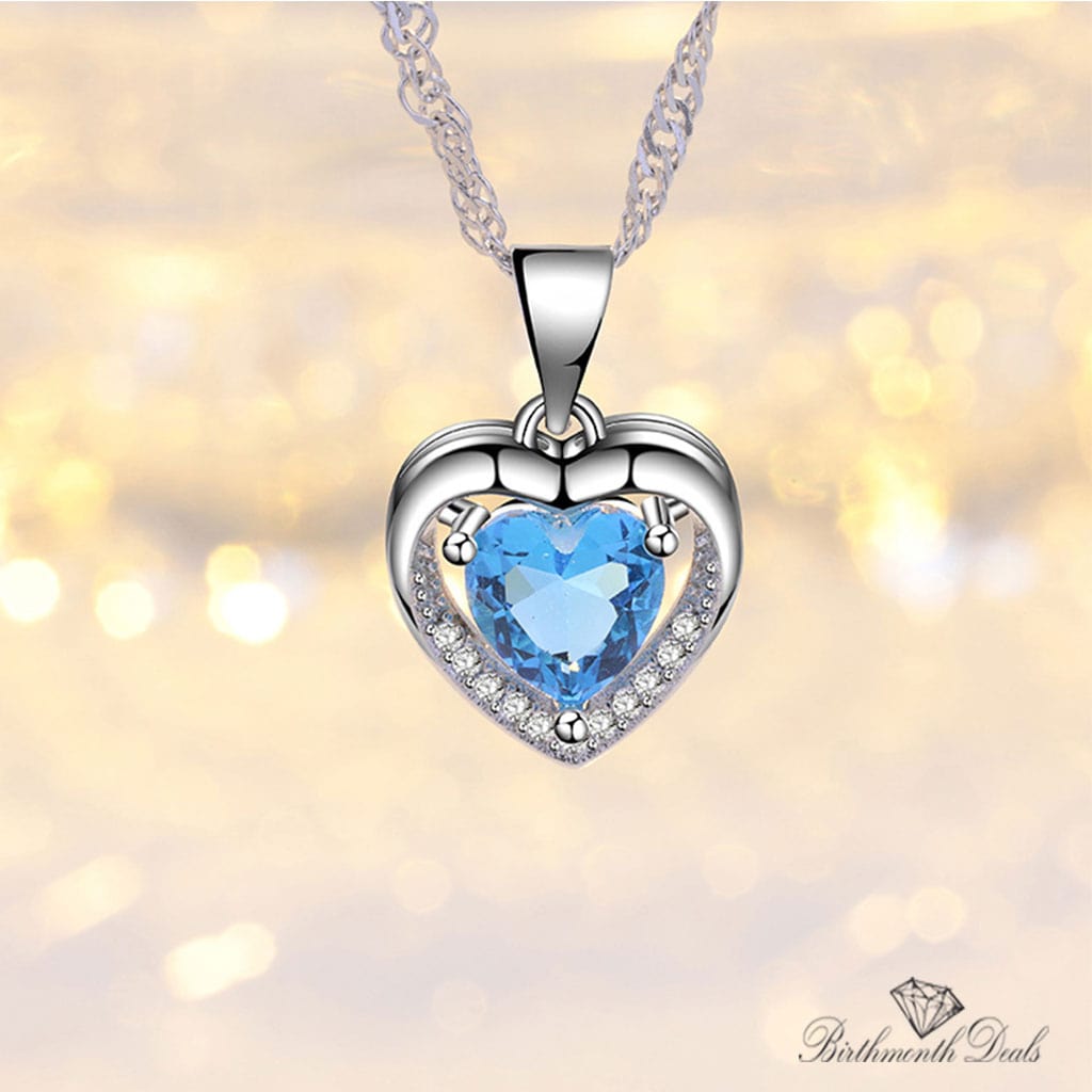 December Zircon Birthstone Necklace - Birthmonth Deals