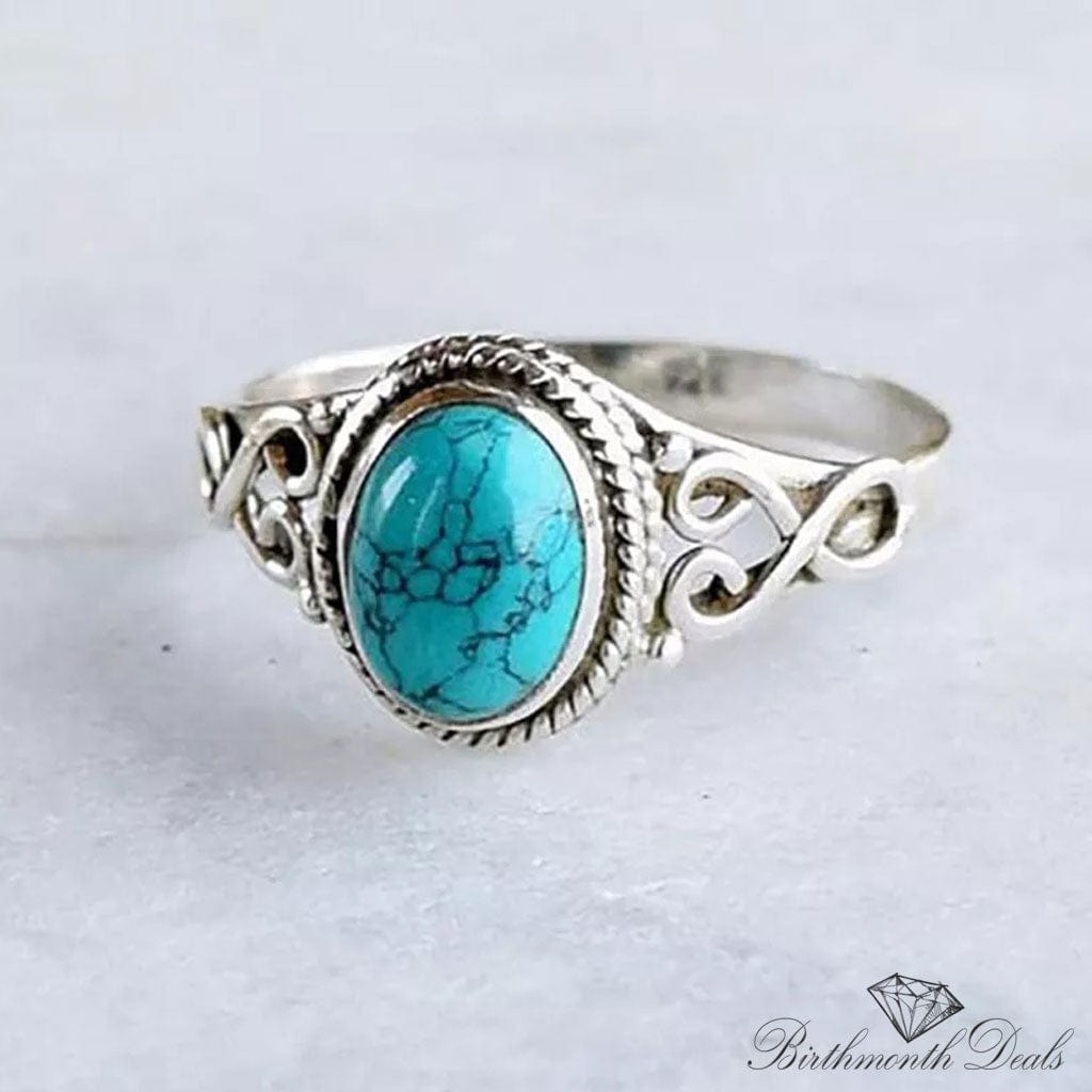 December Zircon Birthstone Ring - Birthmonth Deals