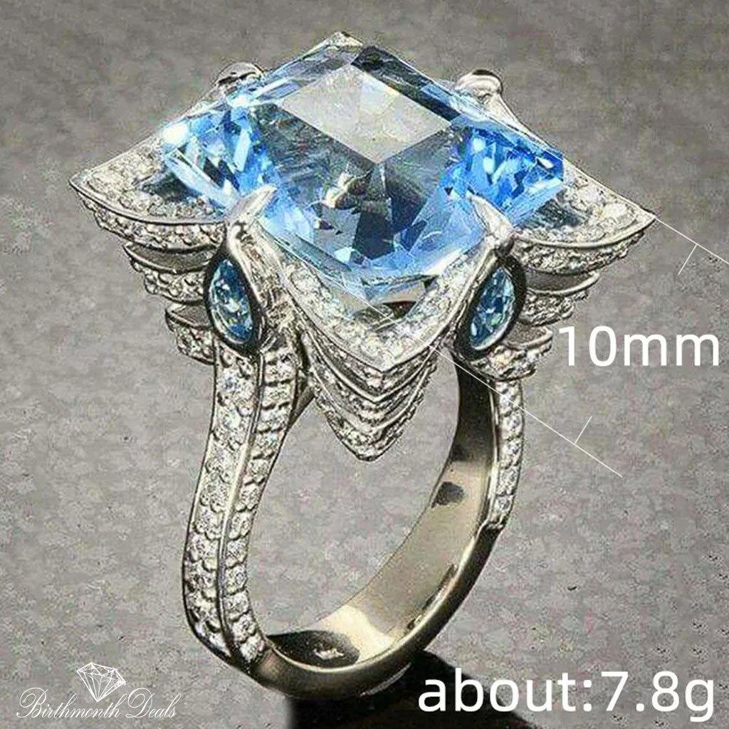 December Zircon Birthstone Ring - Birthmonth Deals