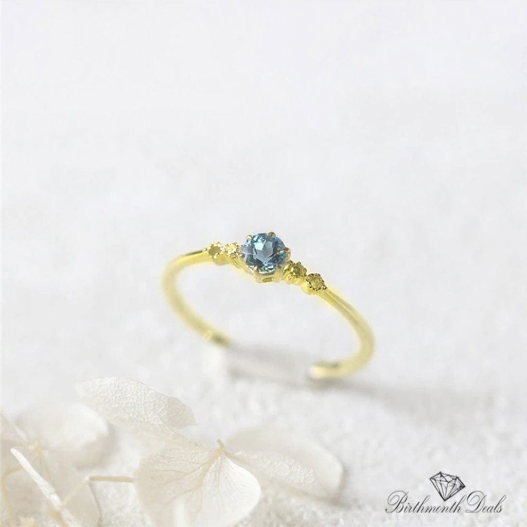 December Zircon Birthstone Ring - Birthmonth Deals