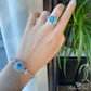 March Aquamarine Birthstone Ring - Birthmonth Deals