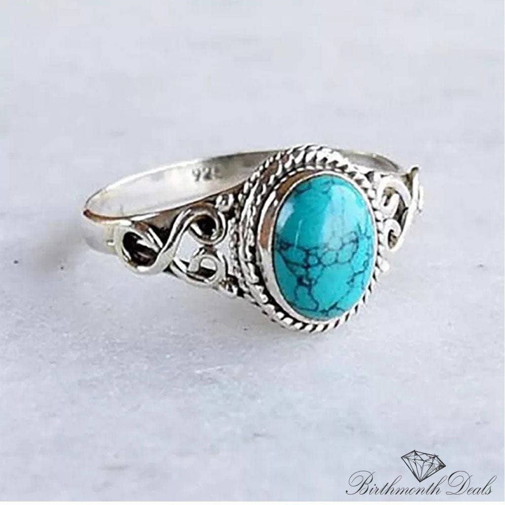 December Zircon Birthstone Ring - Birthmonth Deals