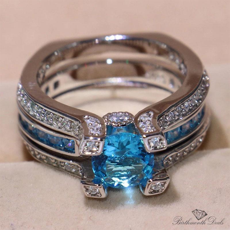 December Zircon Birthstone Stackable Ring - Birthmonth Deals