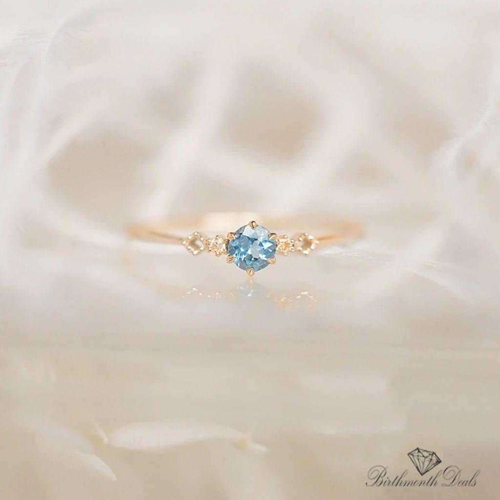 December Zircon Birthstone Ring - Birthmonth Deals