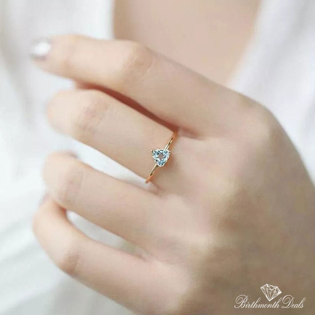 December Zircon Birthstone Ring - Birthmonth Deals