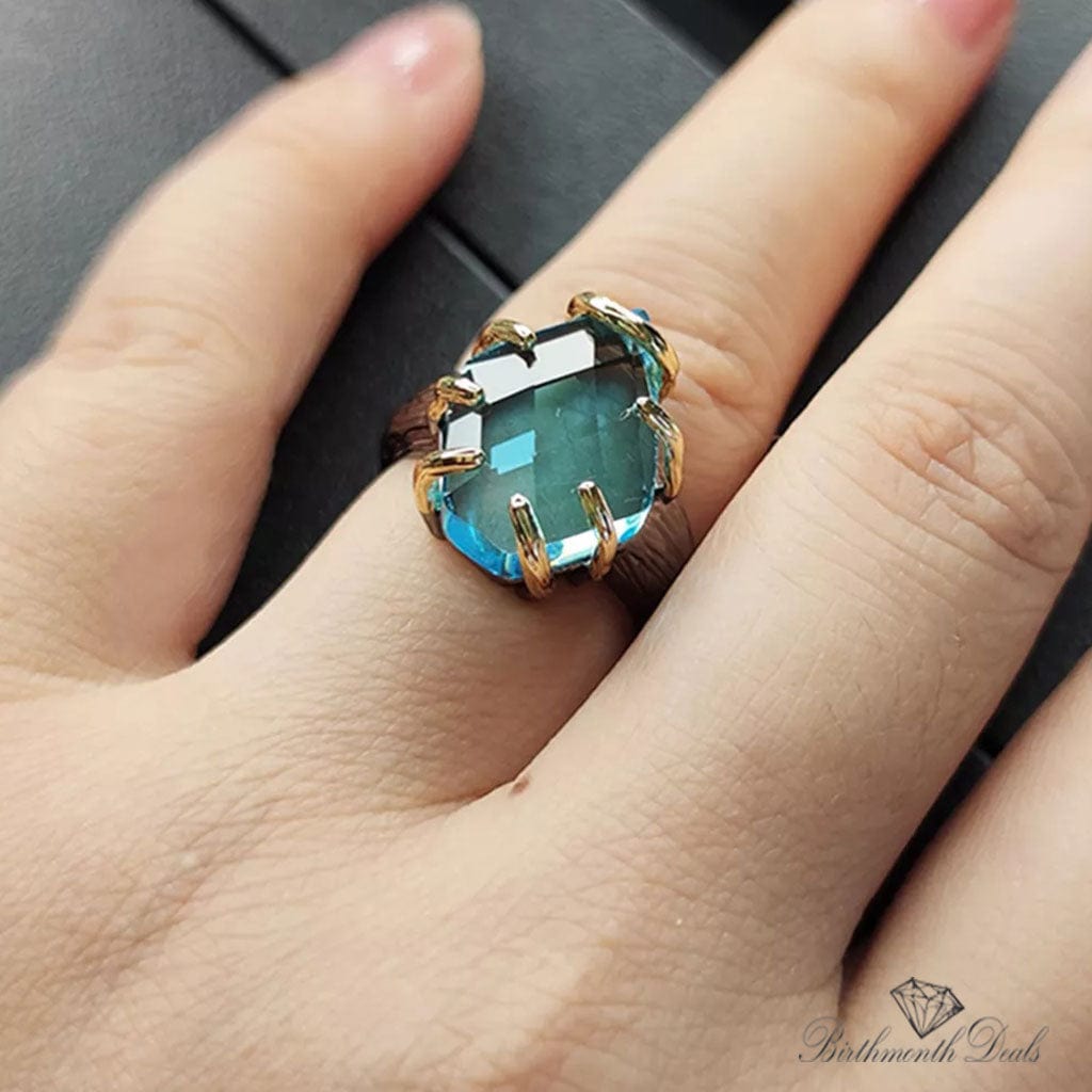 December Zircon Birthstone Ring - Birthmonth Deals