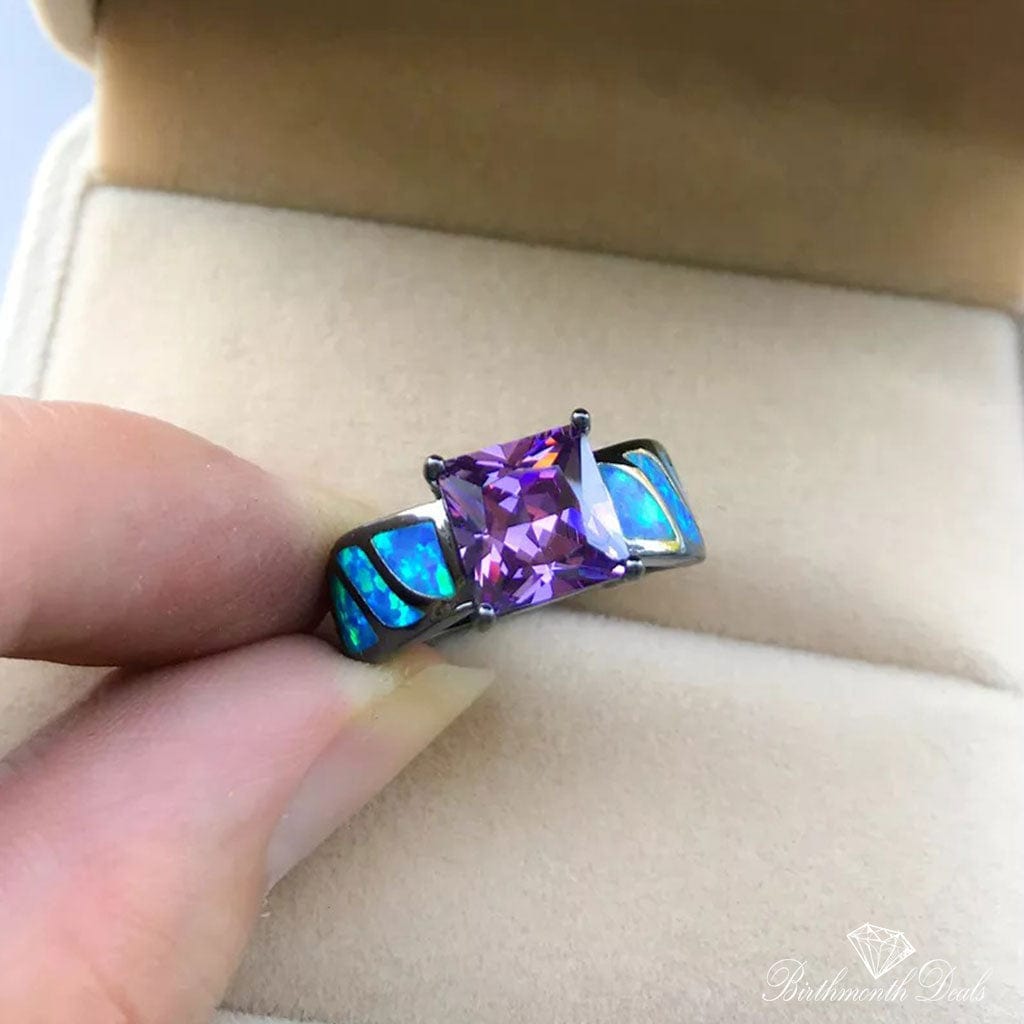 December Zircon Birthstone Ring - Birthmonth Deals