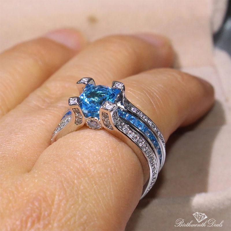 December Zircon Birthstone Stackable Ring - Birthmonth Deals