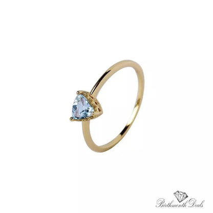 December Zircon Birthstone Ring - Birthmonth Deals