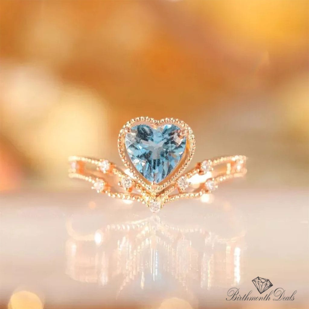 December Zircon Birthstone Ring - Birthmonth Deals