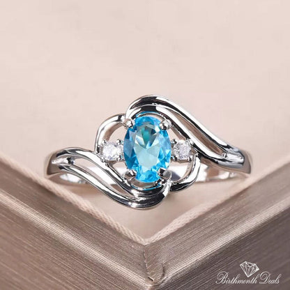 December Zircon Birthstone Ring - Birthmonth Deals