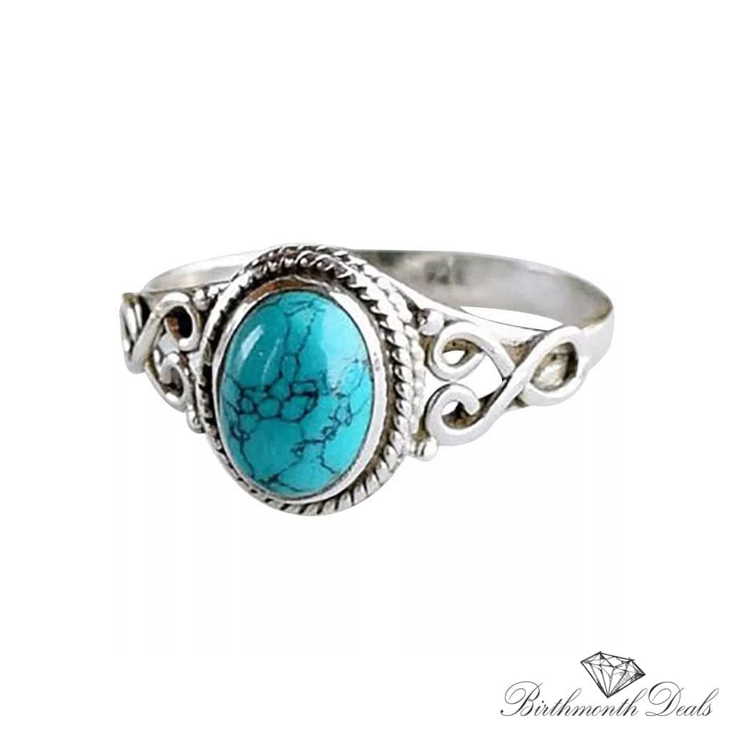 December Zircon Birthstone Ring - Birthmonth Deals