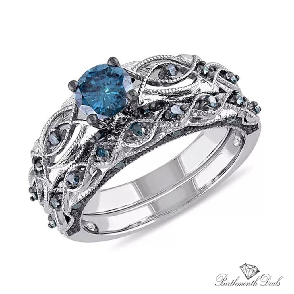 December Zircon Birthstone Stacking Ring - Birthmonth Deals