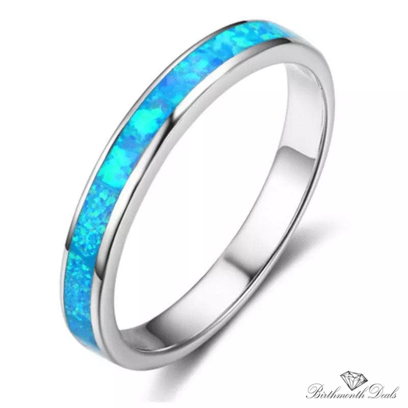 December Zircon Birthstone Stacking Ring - Birthmonth Deals