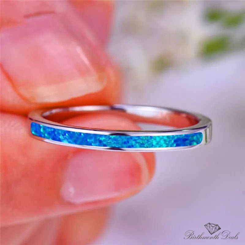 December Zircon Birthstone Stacking Ring - Birthmonth Deals