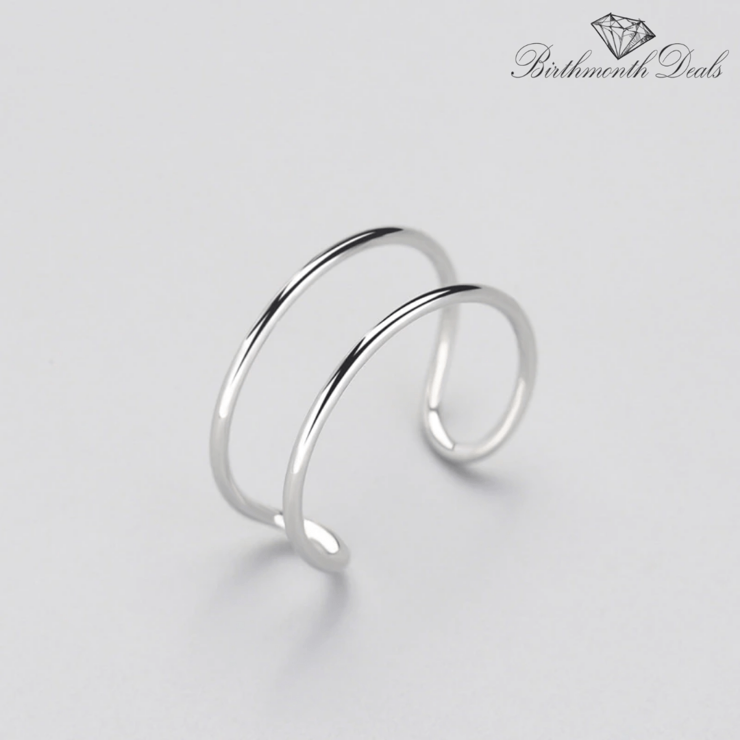 Double Line Ring - Birthmonth Deals