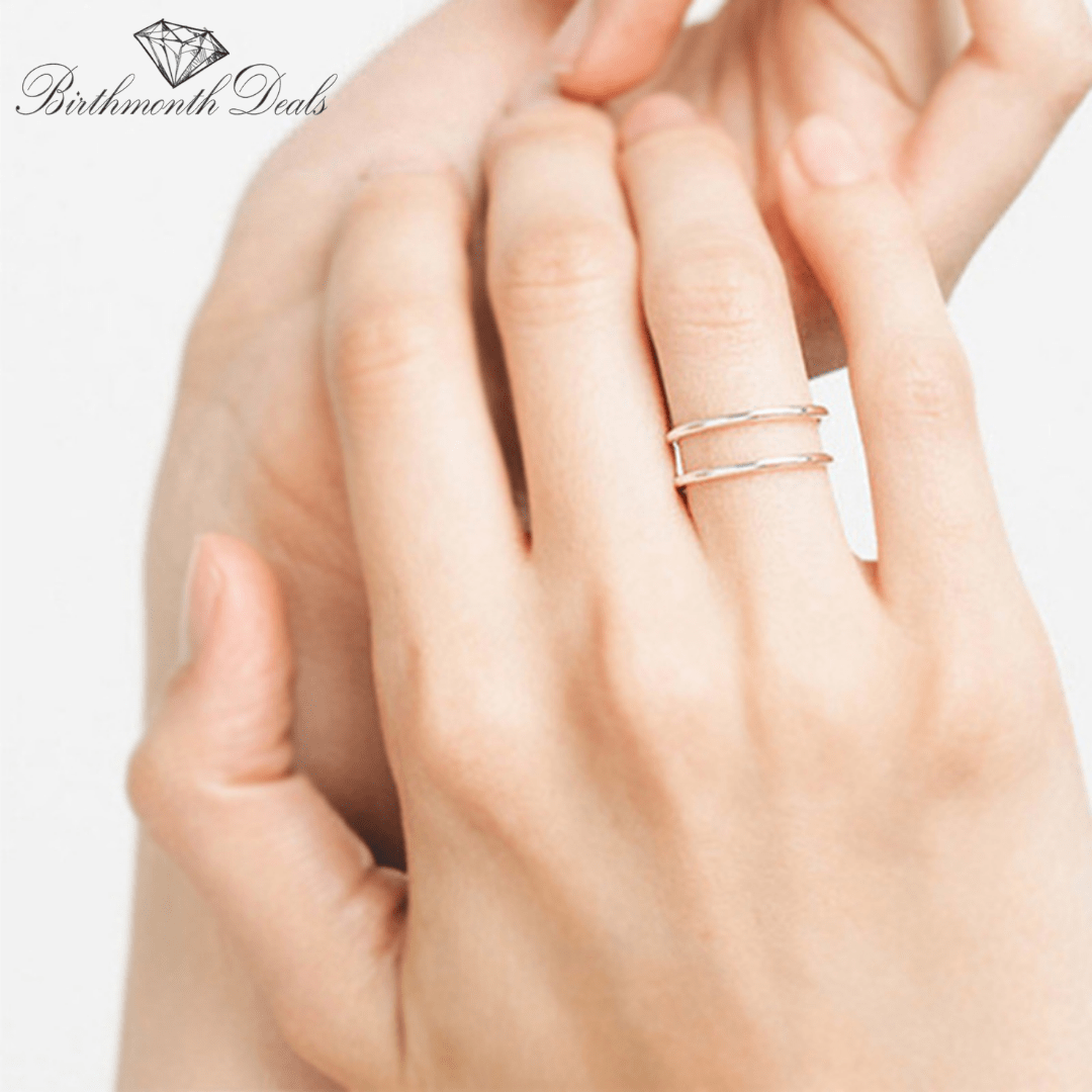 Double Line Ring - Birthmonth Deals