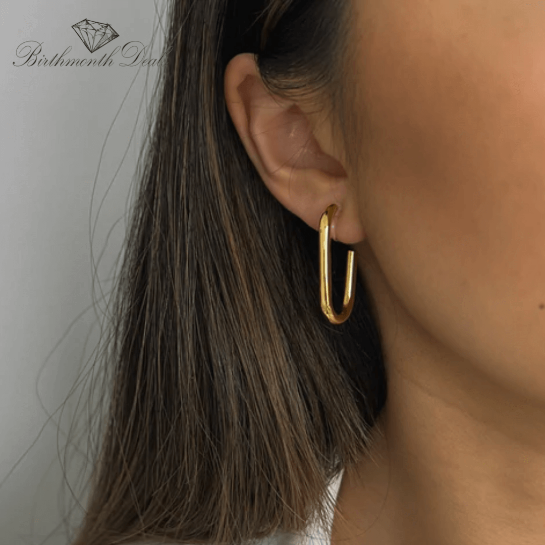 Ezra Clip-On Hoop Earrings - Birthmonth Deals