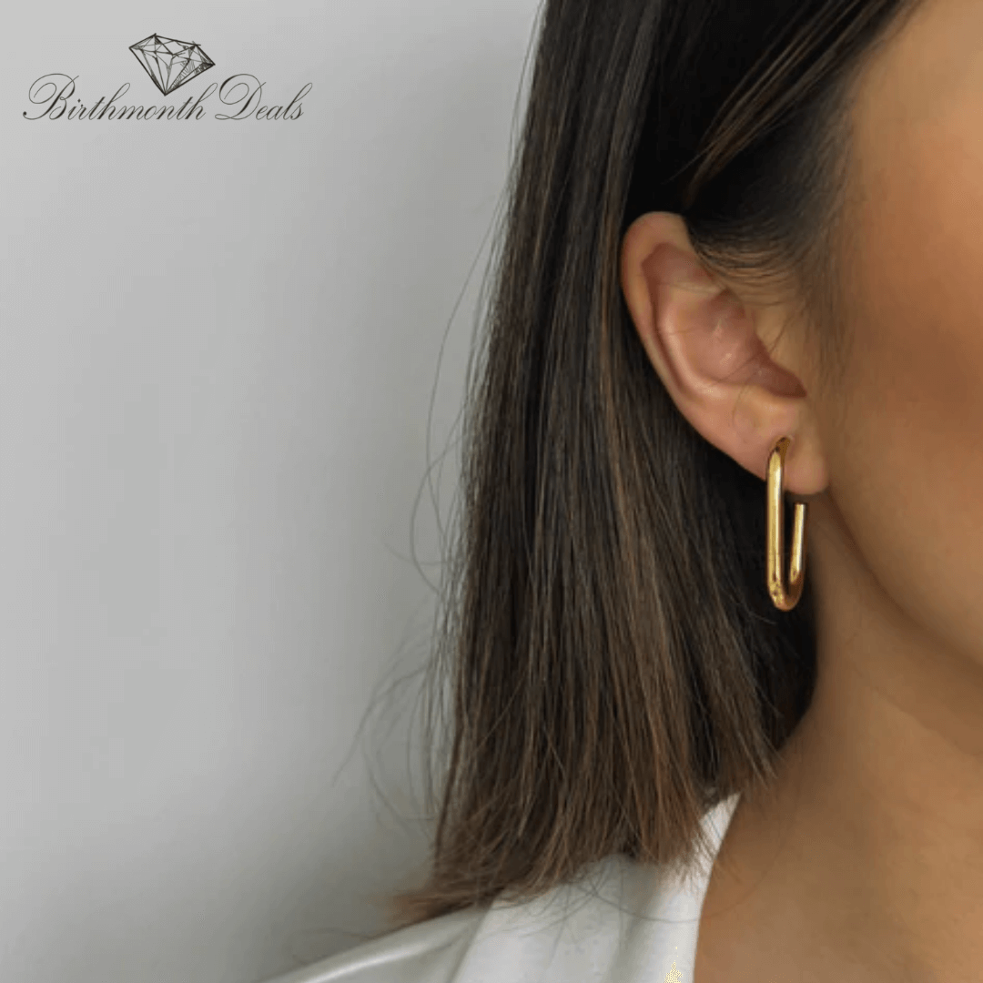 Ezra Clip-On Hoop Earrings - Birthmonth Deals