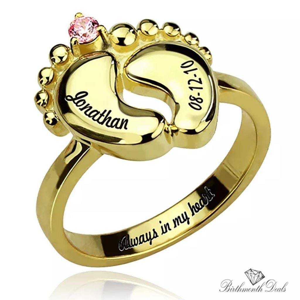 Engraved Baby's Ring - Birthmonth Deals