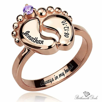 Engraved Baby's Ring - Birthmonth Deals