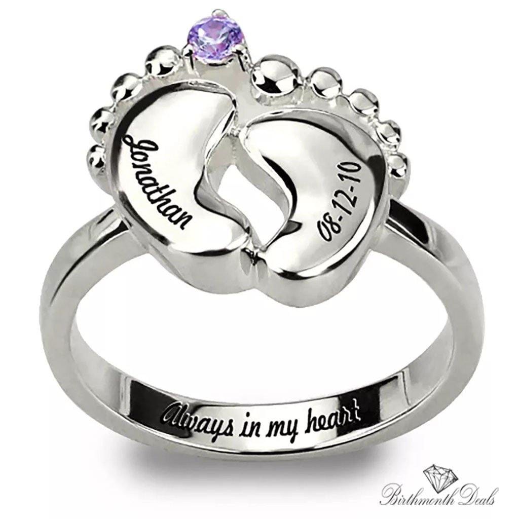 Engraved Baby's Ring - Birthmonth Deals