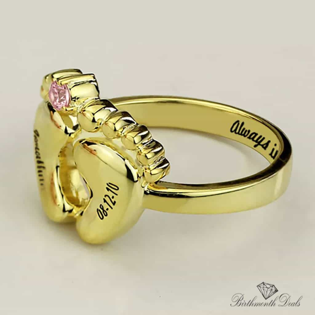 Engraved Baby's Ring - Birthmonth Deals