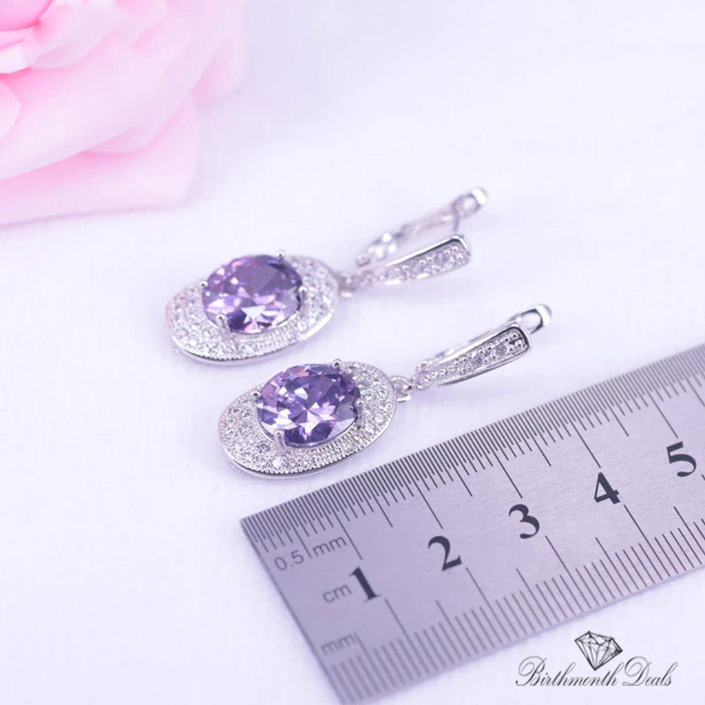 February Amethyst Birthstone Jewelry Set - Birthmonth Deals