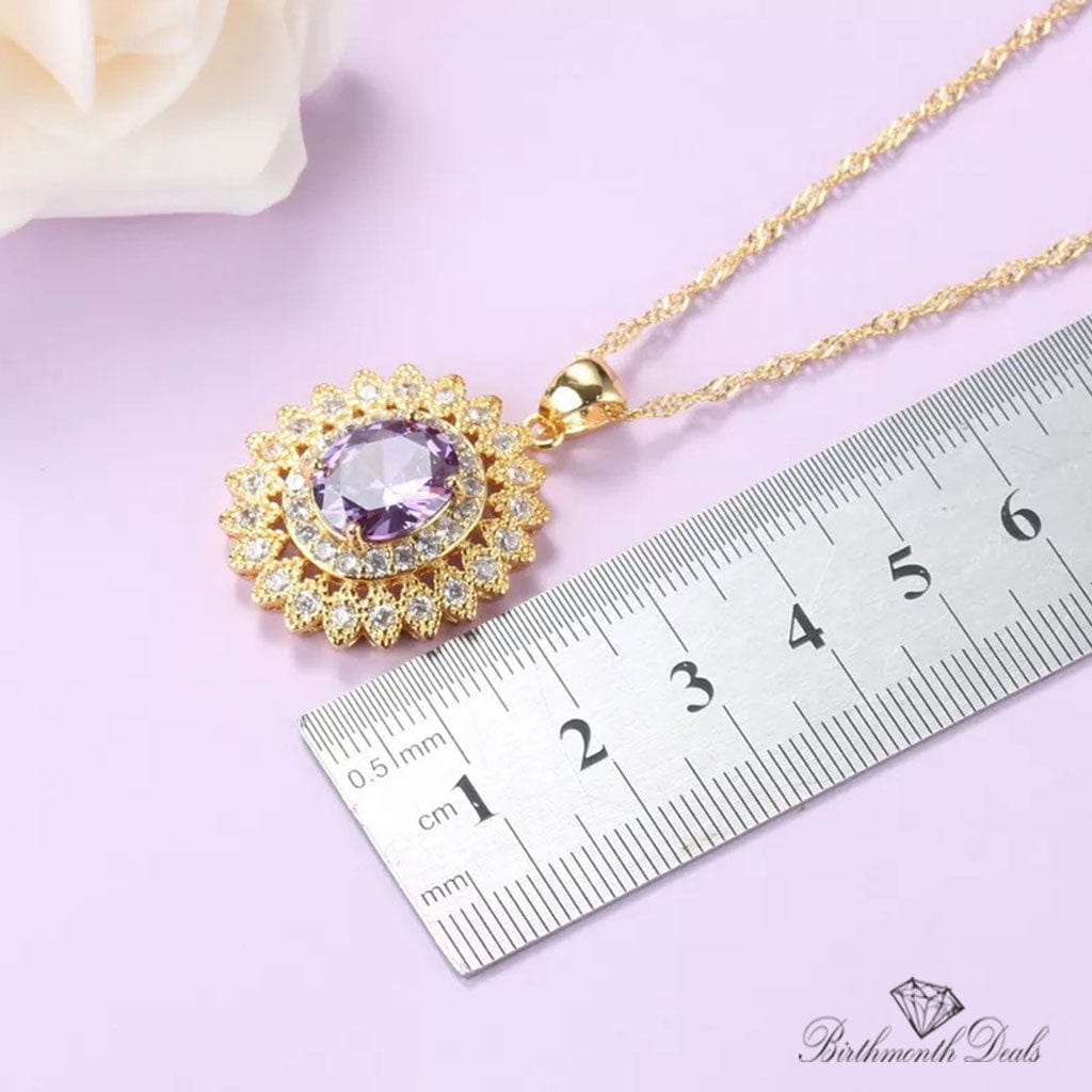 February Amethyst Birthstone Jewelry Set - Birthmonth Deals