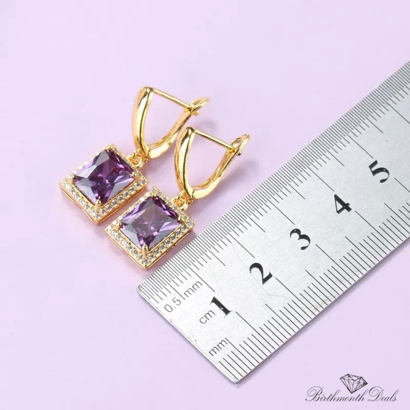 February Amethyst Birthstone Jewelry Set - Birthmonth Deals