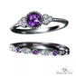 February Amethyst Stacking Birthstone Ring - Birthmonth Deals