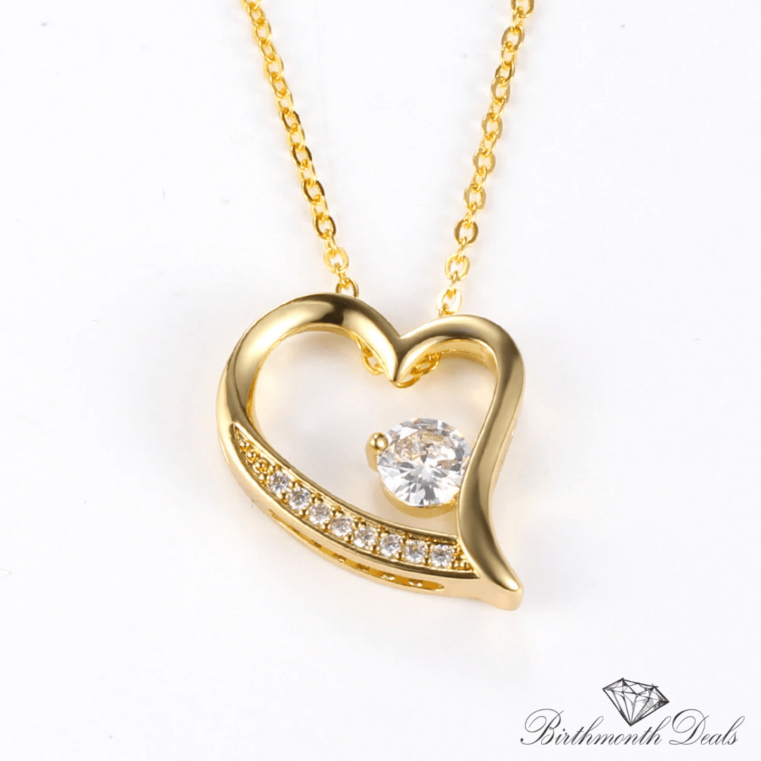 Forever Heart Necklace - Birthmonth Deals