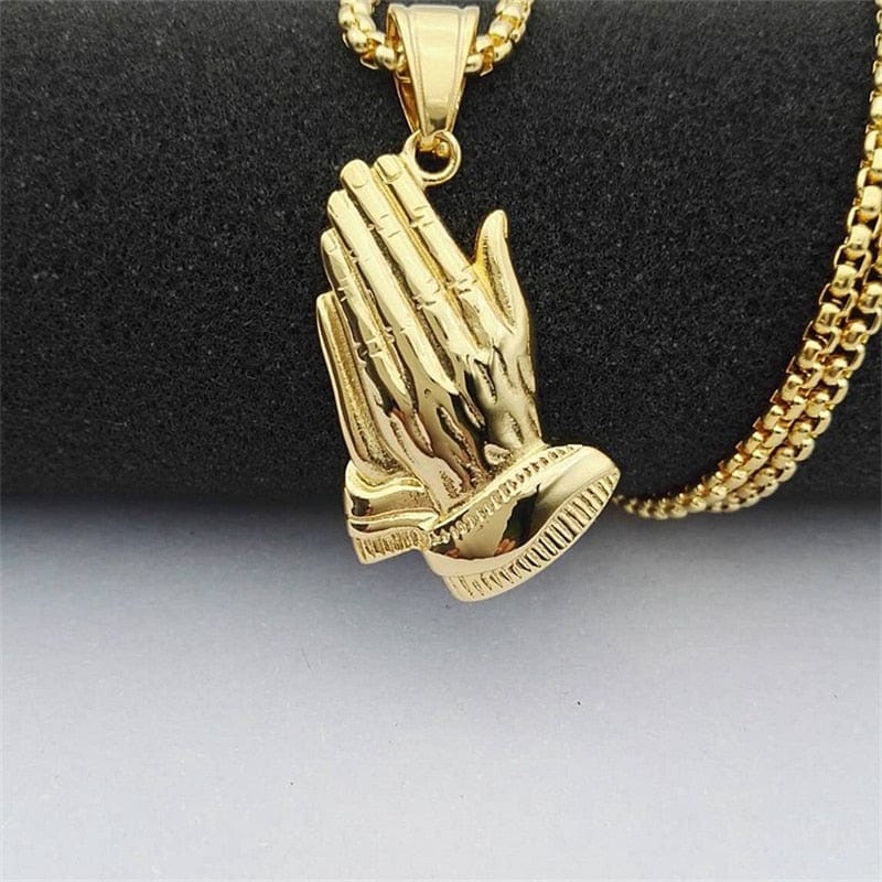 Praying Hand Necklace - Birthmonth Deals