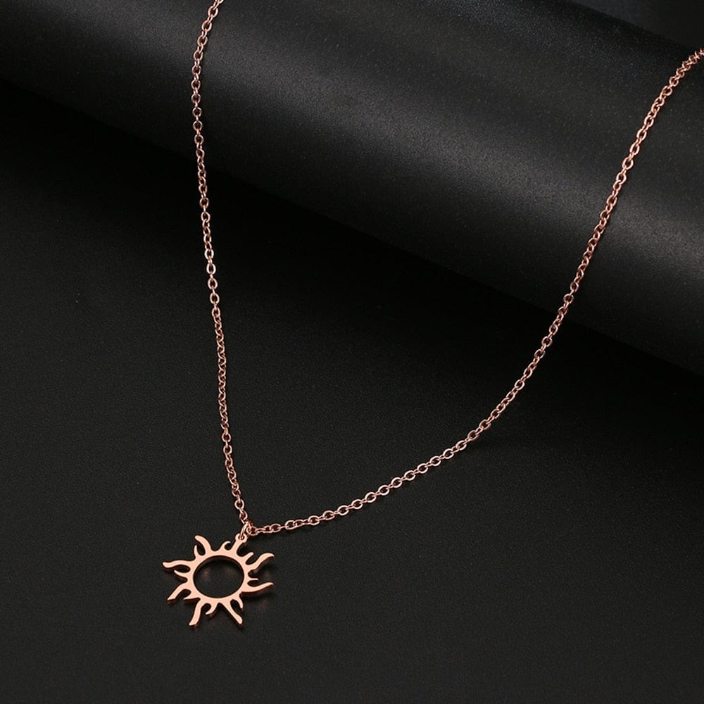 Flaming Sun Necklace - Birthmonth Deals