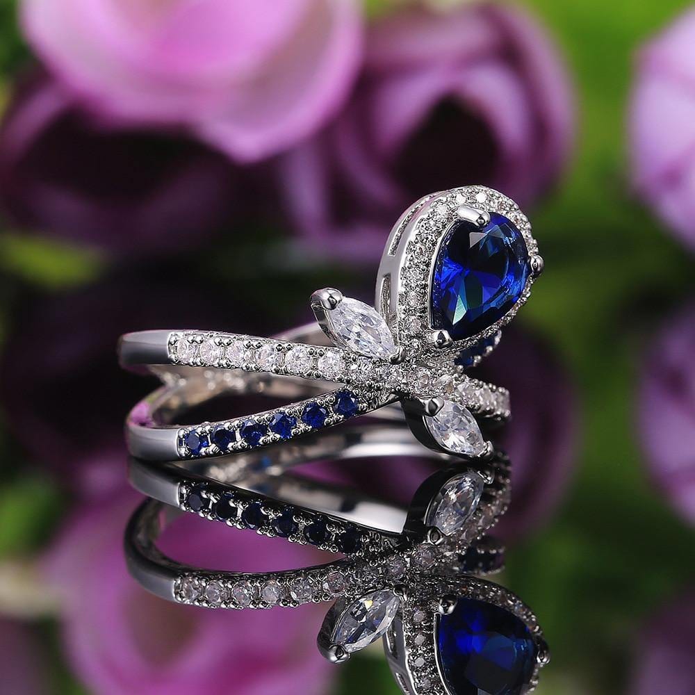 September Sapphire Birthstone Ring - Birthmonth Deals