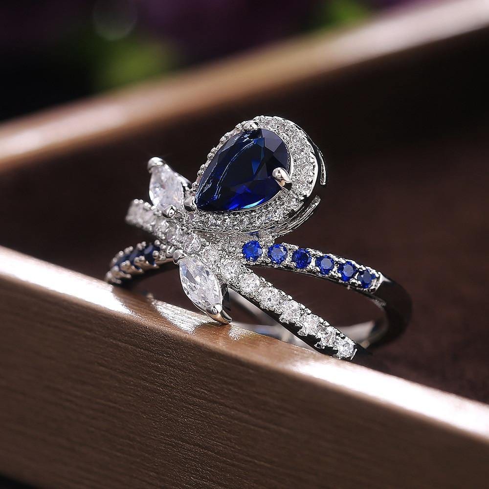 September Sapphire Birthstone Ring - Birthmonth Deals