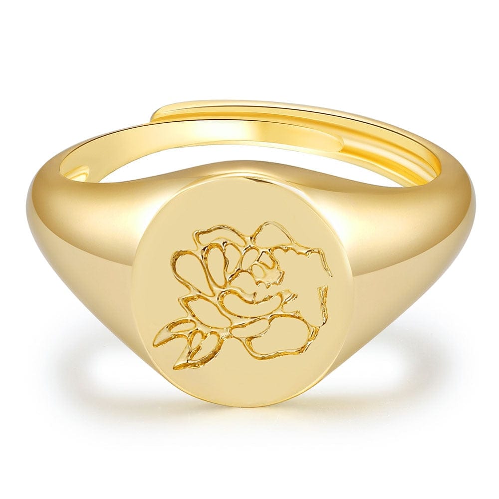 Birth Flower Ring - Birthmonth Deals