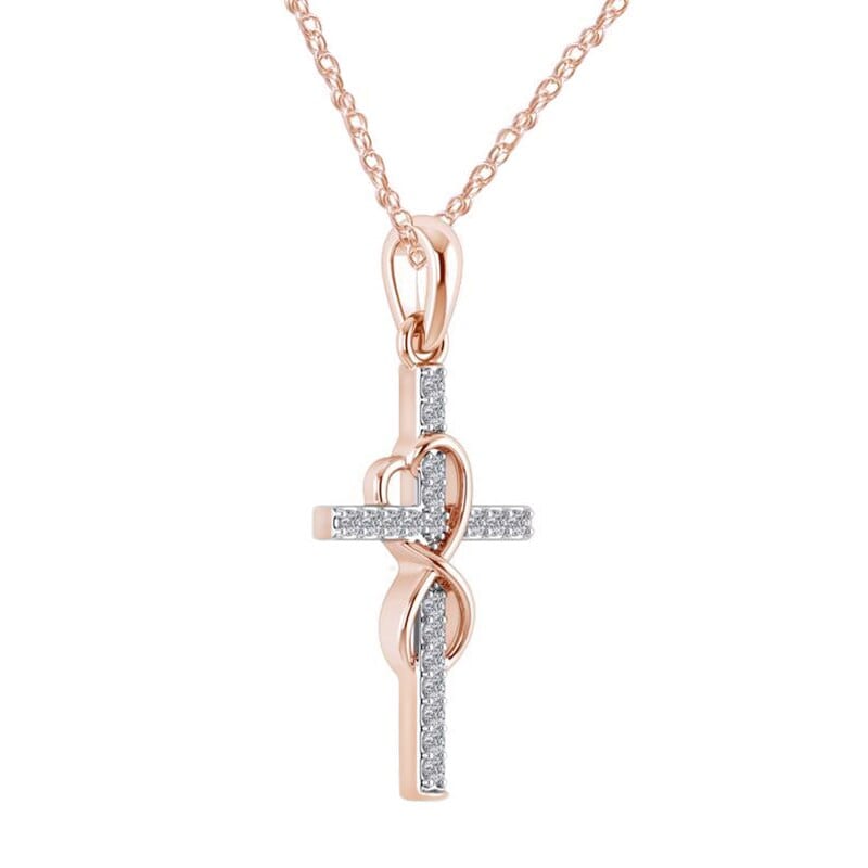 Infinity Crucifix Necklace - Birthmonth Deals