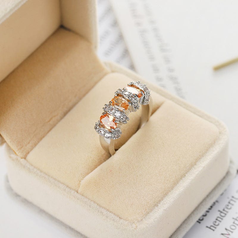 November Citrine Birthstone Ring - Birthmonth Deals