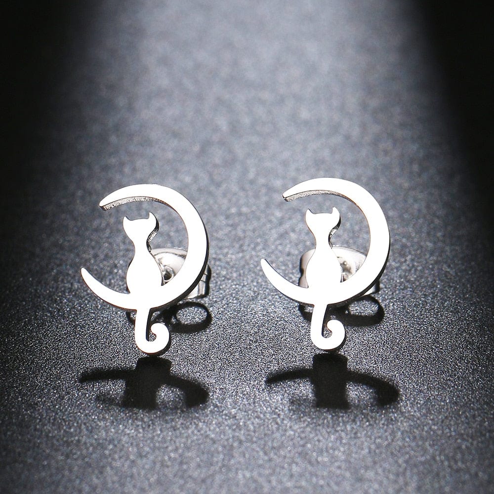 Luna Cat Earrings - Birthmonth Deals