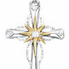 Glowing Star Cross Necklace - Birthmonth Deals