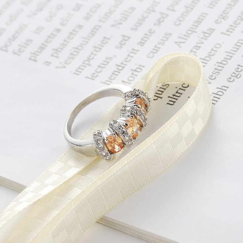 November Citrine Birthstone Ring - Birthmonth Deals